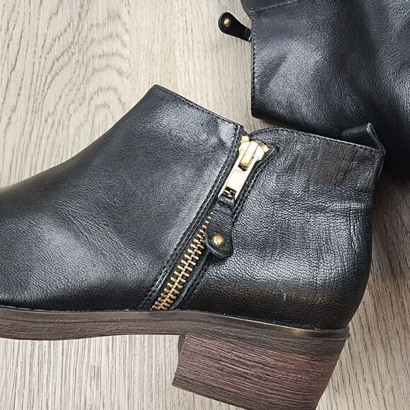 NWOB Eric Michael London Leather Ankle Booties size 6 - Picture 7 of 11